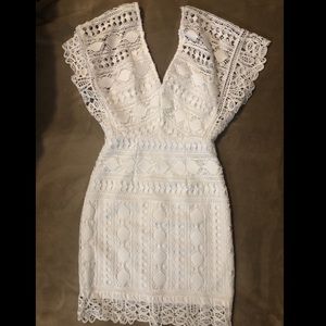 White lace lulu dress